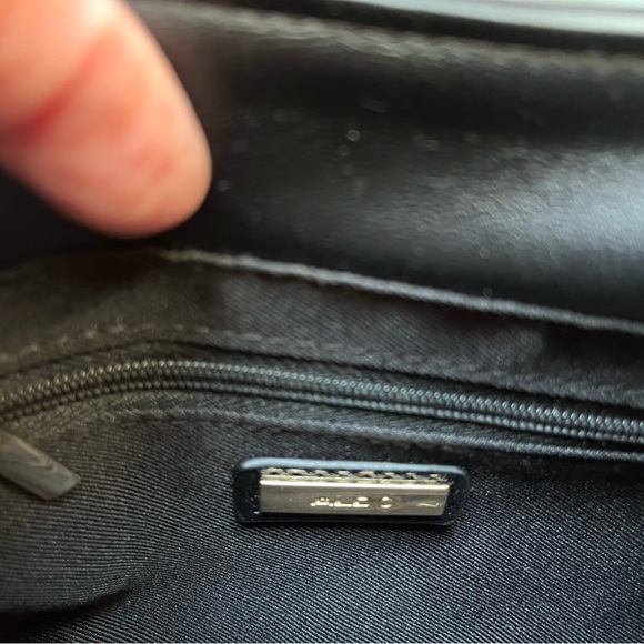 Aldo Small Black Tote with detachable gold & black shoulder strap - Picture 7 of 10